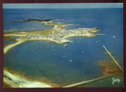 CPM Neuve 29 ILE DE SEIN Vue Aérienne Le Port Et La Ville Au Fond Le Phare Et L'usine Electrique - Ile De Sein