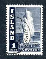 4162x)  Iceland 1947 - Sc# 208Bd  (11 1/2) ~ Used - Usados