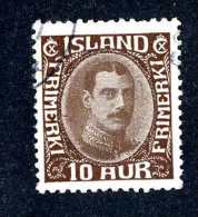 4166x)  Iceland 1931 - Sc# 181   ~ Used - Used Stamps