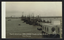 PUERTO DE LA LUZ Gran Canaria (Spain) - Muelle De Sta. Catalina Vista Parcial - Carte Photo RARE - La Palma