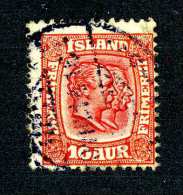 4173x)  Iceland 1907 - Sc# 76   ~ Used - Used Stamps