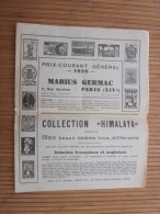 1938 Catalogue De Maison De Vente Prix Courant Général Cotation Marius Germac Paris XIVe >> Faire Défiler Images - Auktionskataloge