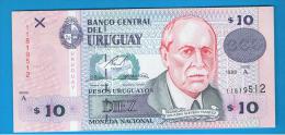 URUGUAY - 10 Pesos 1998 SC  P-81 - Uruguay