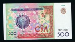 UZBEKISTAN -   500 Sum 1999  SC   P-81 - Usbekistan