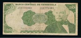 VENEZUELA -  20  Bolivares 1984 Circulado    P-63 - Venezuela