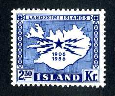 4272x)  Iceland 1956 - Sc # 297   ~ Mint* - Unused Stamps