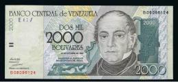 VENEZUELA - 2000  Bolivares 1998 SC   P-80 - Venezuela