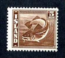 4284x)  Iceland 1939 - Sc # 219c   ~ Mint* - Unused Stamps