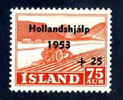 4325x)  Iceland 1953 - Sc # B-12   ~ Mint* - Nuovi