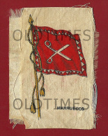 COMPANHIA NACIONAL DE TABACOL - MAROCCO - COLONIAL SILK FLAG PRINT - Sonstige & Ohne Zuordnung