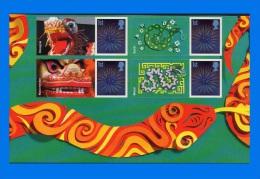 GB 2013-0017, Lunar New Year Of The Snake, Block 4 MNH - Unused Stamps
