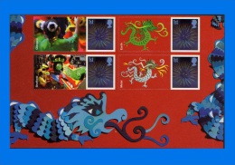 GB 2012-0006, Lunar New Year Of The Dragon, Block 4 MNH - Unused Stamps