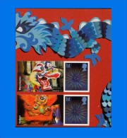 GB 2012-0005, Lunar New Year Of The Dragon, Pair MNH - Nuevos