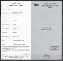 INDIA, 2005,  Jawaharlal Darda, Freedom Fighter And Journalist, Folder - Cartas & Documentos