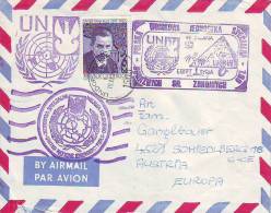 0423p: UNO Wien, Feldpost- UN- Truppen, Dienstpost- Polish- Egypt Cachet - Briefe U. Dokumente