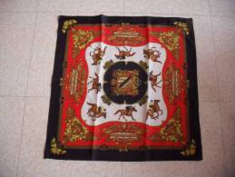 Foulard En Soie   Théme  Chevaux De Courses - Scarves