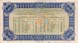 Bulgaria,1000 Leva,bond Issue 15.6.1943,P.67 I,as Scan - Bulgarije