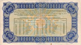 Bulgaria,1000 Leva,bond Issue 15.6.1943,P.67 I,as Scan - Bulgaria