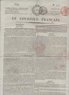 LE COURRIER FRANCAIS 26 04 1824 - LONDRES - SEMLIN HONGRIE BITOGLIA - MADRID - RENTE - OUVRARD MUNITIONNAIRE GENERAL - - 1800 - 1849