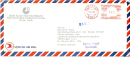 Türkei Izmir Stempel 1992 Deutsches Kulturinstitut Luftpostbrief - Brieven En Documenten