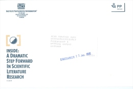 Dänemark Kastrup PP 1995 Isi Institut For Scientific Information Wissenschaft Brief Nach Deutschland - Franking Machines (EMA)