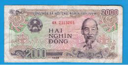 VIET NAM - 2000 Dong 1988 Circulado  P-107 - Vietnam