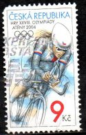 CZECH REPUBLIC 2004 Olympic Games, Athens 2004 - 9k Cyclist  FU - Usati