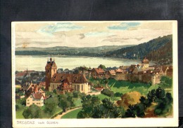 F893 Bregenz Von Suden ( Autriche ) Annullo Storia Postale Bellinzona 1900 - Bregenz