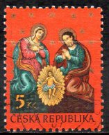 CZECH REPUBLIC 2000 Christmas - 5k Nativity FU - Used Stamps