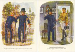 5 Briefkaarten / Postkarten BRD - Postbeambten - Illustrated Postcards - Mint