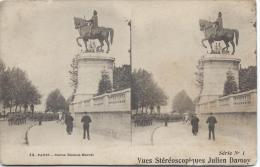 Carte Postale / Vue Stéréoscopique Julien DAMOY/Paris /Statue E.Marcel/SérieN°1/Vers 1910   STE58 - Stereo-Photographie