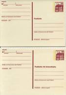 3 Briefkaarten (1 Met Antwoordk.) Duitsland / 3 Postkarten (1 Mit Antwortk.) BRD - Cartes Postales - Neuves
