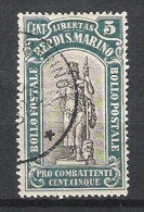 Saint-Marin - 1918 - Y&T 54 - Oblit. - Oblitérés