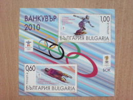 BULGARIA 2010 SPORT Winter Olympic Games In VANCOUVER 2010 - Fine S/S MNH - Nuovi