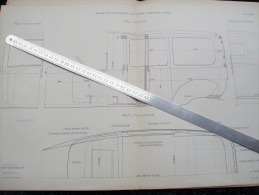 DISEGNO TECNICO EPURE DE MENUISERIE D´UN COUPE' LIMOUSINE SPORT - Other Plans