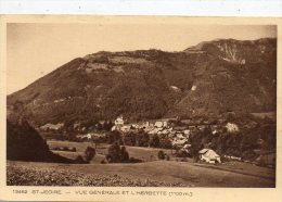 CPA - SAINT-JEOIRE (74) - Vue Générale Et L´Herbette(alt.1100m.) - Saint-Jeoire