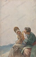 S.SOLOMKO  LIEBESERKLARUNG DECLARATION OF LOVE, DOG, ART NOUVEAU Russia Old Postcard - Solomko, S.
