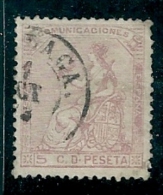 Spain 1873 Edifil 132 SG 208 Used - Oblitérés