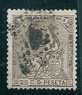 Spain 1873 Edifil 135 SG 211 Used - Usados