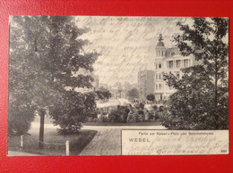 Delcampe - AK Wesel Partie Am Kaiserplatz Und Bahnhofstrasse 1903 - Wesel