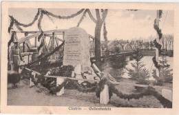 Küstrin Gedenkstein Belebt Offizier Girlandenschmuck Kränze Feldpost 28.7.1916 Kostrzyn Nad Odra Cüstrin - Neumark