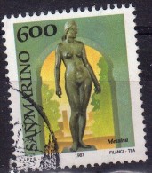 1987 San Marino - S. Marino U Museo All'aperto 600 L - Oblitérés