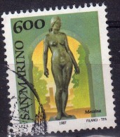 1987 San Marino - S. Marino U Museo All'aperto 600 L - Used Stamps