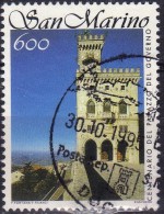1994 San Marino - Cent. Dell'inauguraz. Del Palazzo Del Governo 600 L - Gebraucht