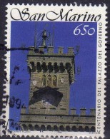 1994 San Marino - Cent. Dell'inauguraz. Del Palazzo Del Governo 650 L - Usati