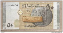 Siria - Banconota Non Circolata Da 50 Sterline - 2009 - Syrië