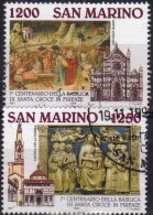 1995 San Marino - 7° Cent. Basilica Di S. Croce - Usati