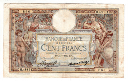 Billet - 100 Francs Merson -  DP.4.7.1935 - H.48891 - 100 F 1908-1939 ''Luc Olivier Merson''