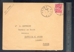 Enveloppe Algérie Blida Alger Timbre En Franchise Militaire - Covers & Documents