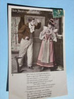 1910 CPA:papier Glacé: Les Noces De Jeannette: Lire Les Répliques De Jean Et De Jeannette - San Valentino